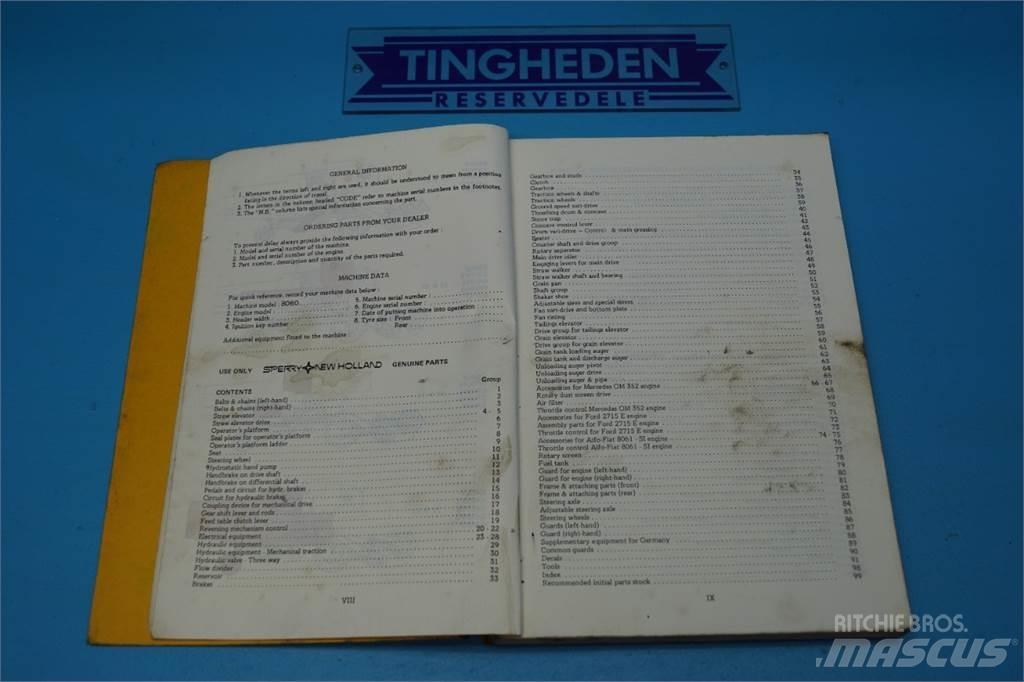 New Holland 8060 Diger tarim makinalari