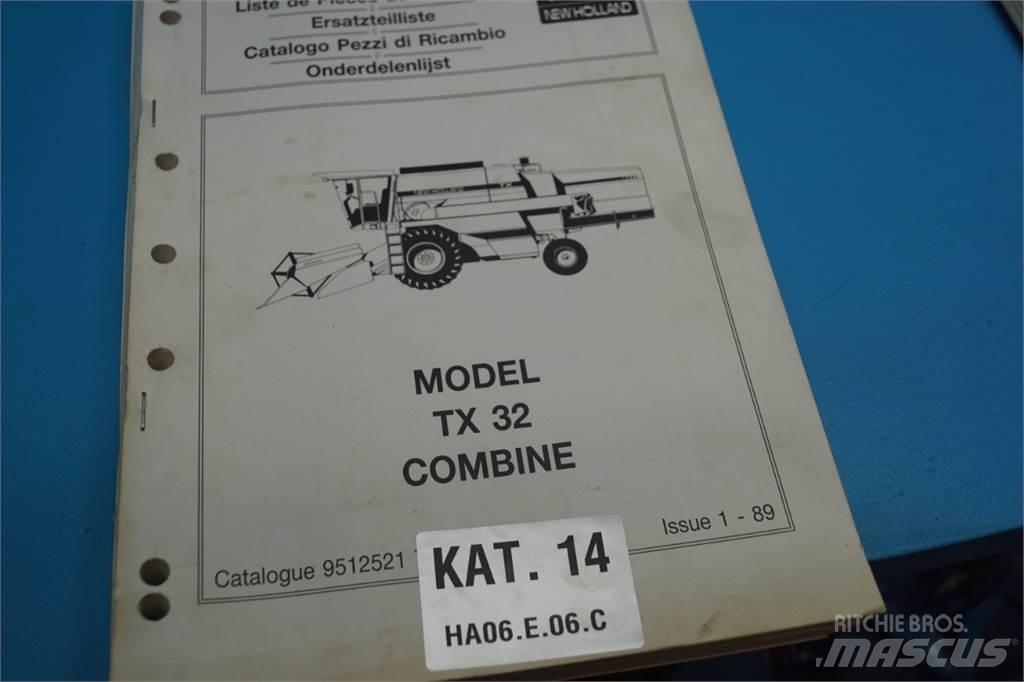 New Holland TX32 Diger tarim makinalari