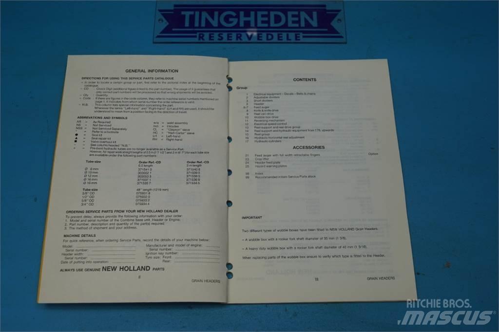 New Holland TX36 Diger tarim makinalari