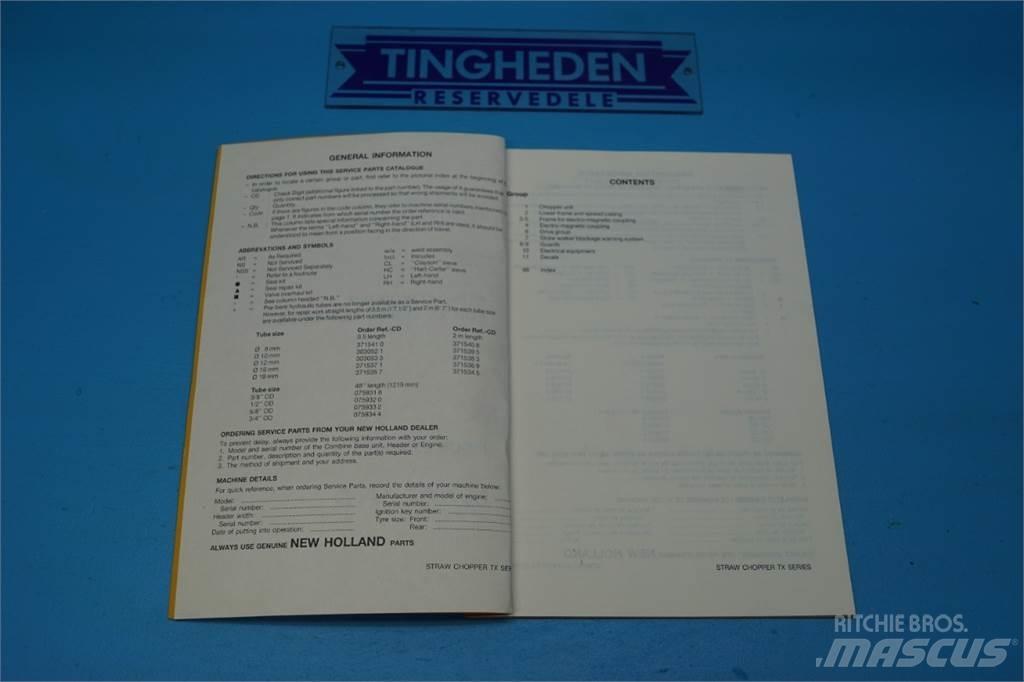New Holland TX36 Diger tarim makinalari