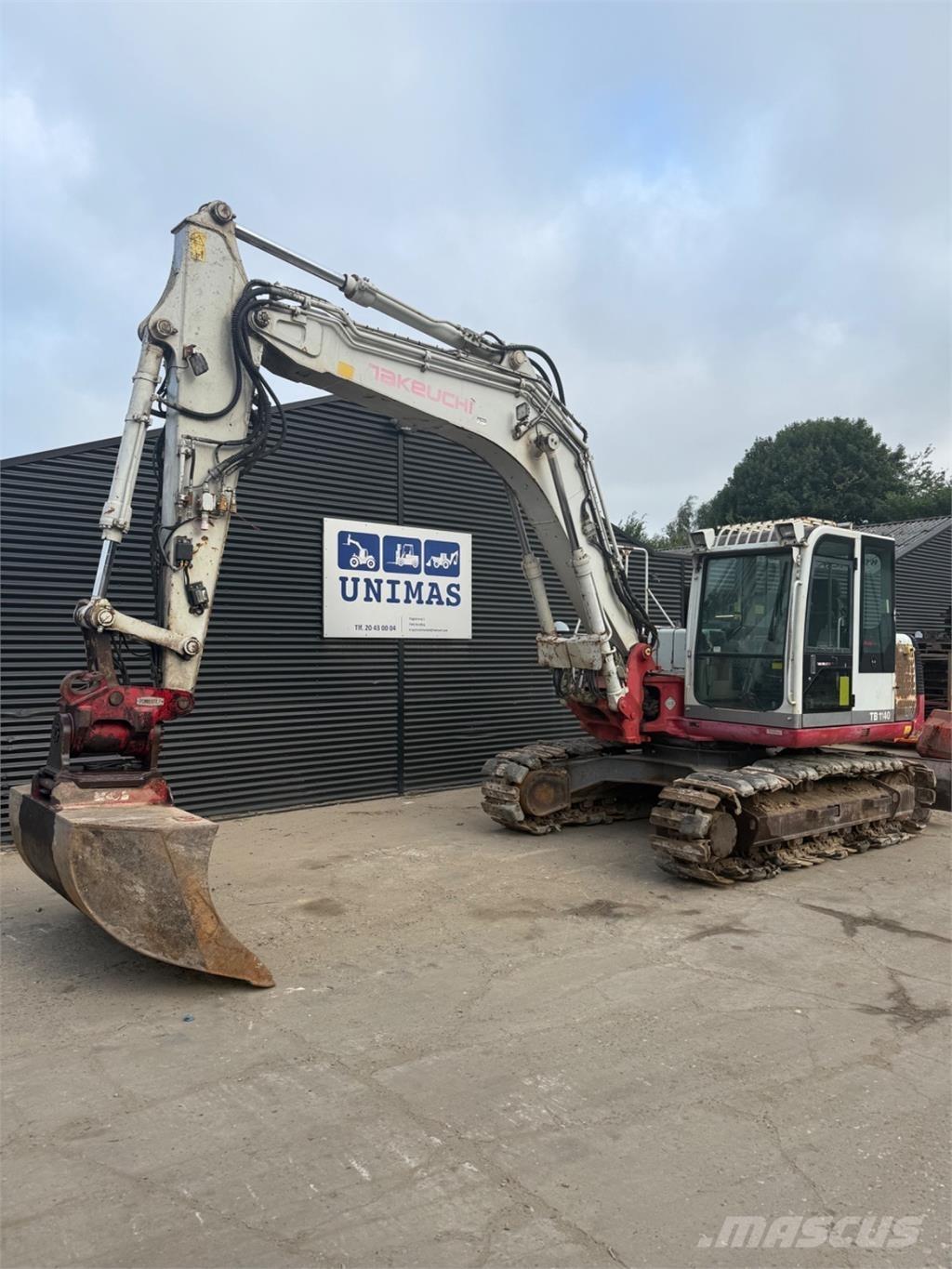 Takeuchi TB1140 Paletli ekskavatörler