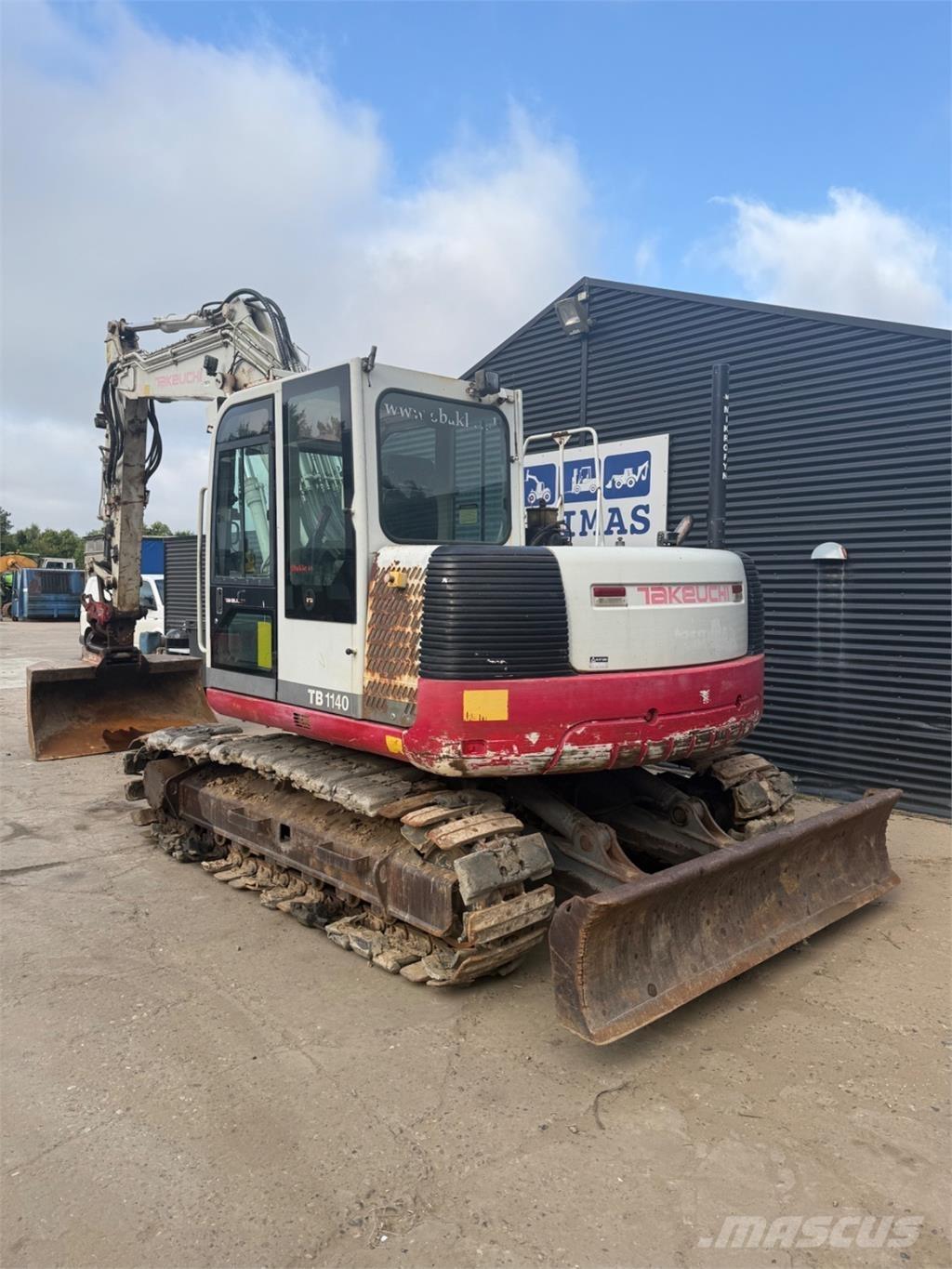 Takeuchi TB1140 Paletli ekskavatörler