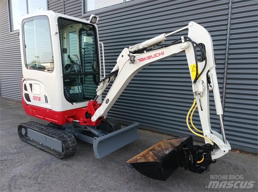 Takeuchi tb216 Mini ekskavatörler, 7 tona dek