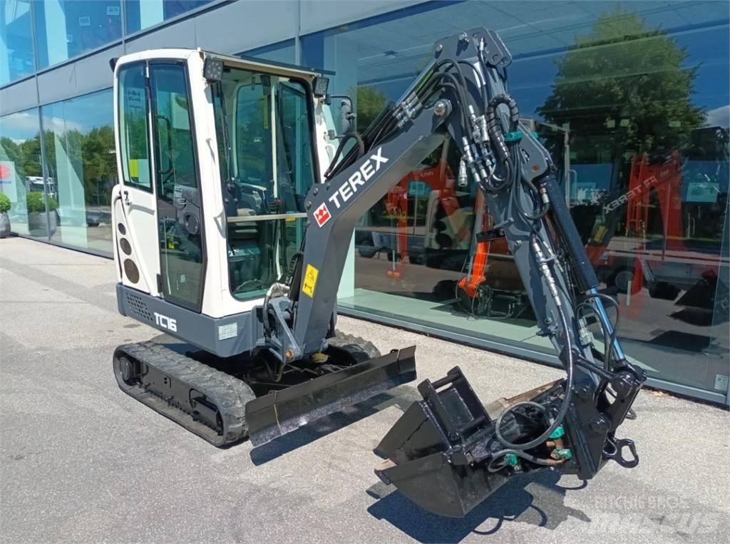 Terex tc16 Mini ekskavatörler, 7 tona dek