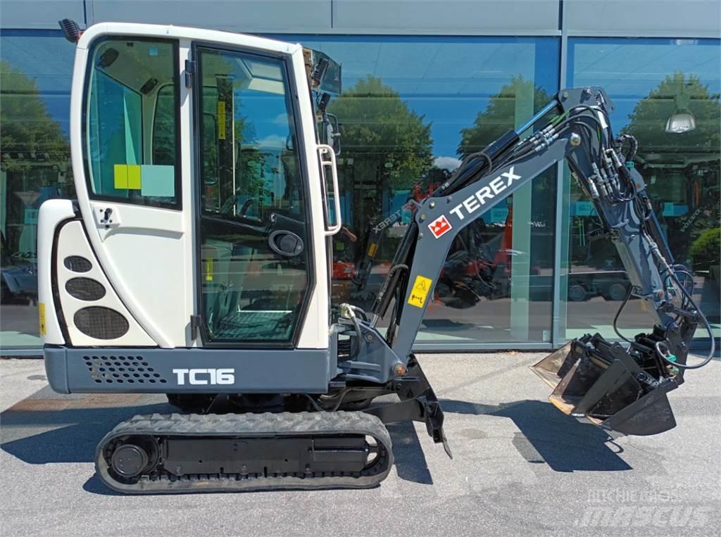 Terex tc16 Mini ekskavatörler, 7 tona dek