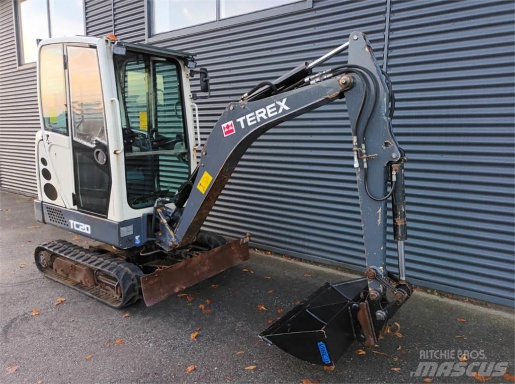 Terex tc20 Mini ekskavatörler, 7 tona dek