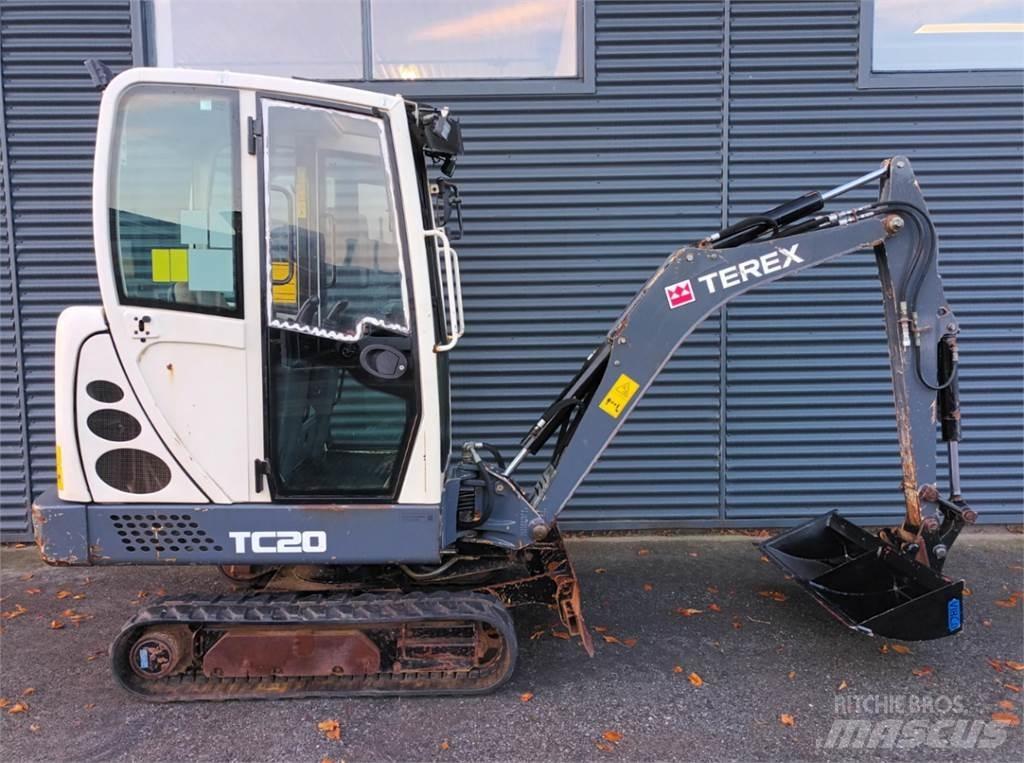 Terex tc20 Mini ekskavatörler, 7 tona dek