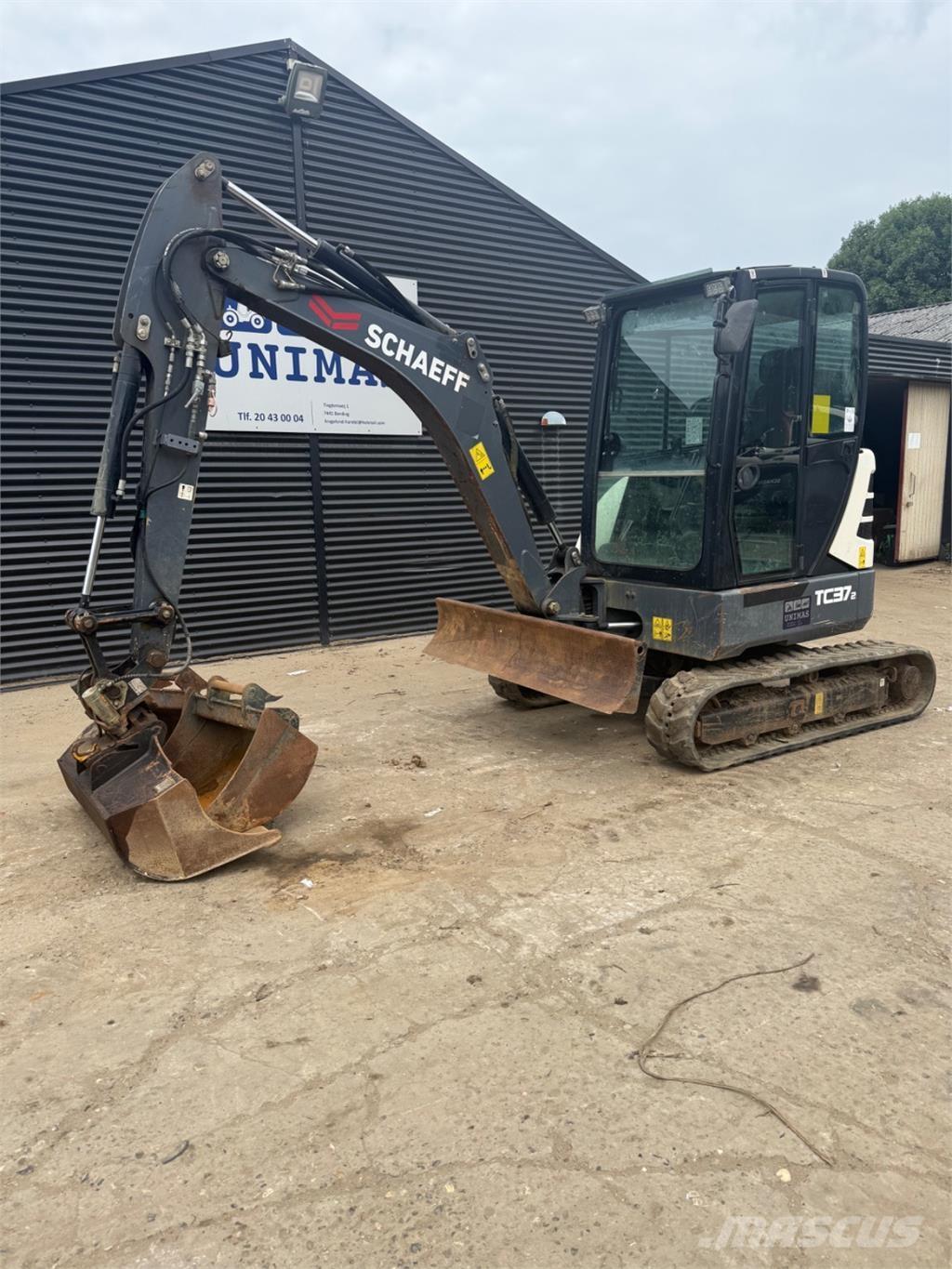 Terex TC37 Mini ekskavatörler, 7 tona dek
