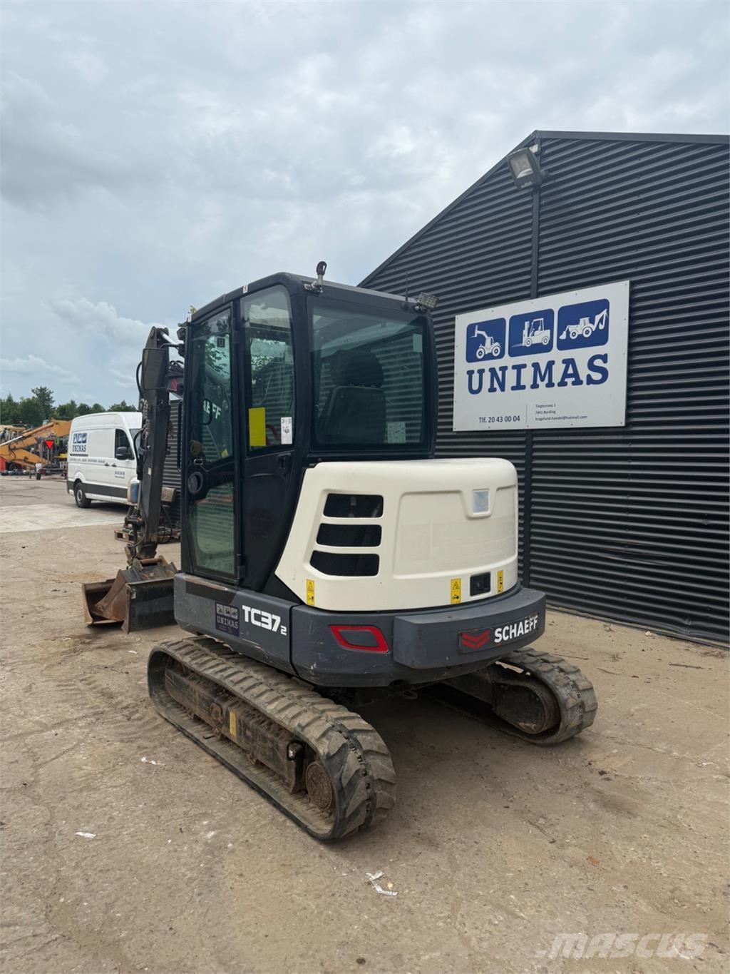 Terex TC37 Mini ekskavatörler, 7 tona dek