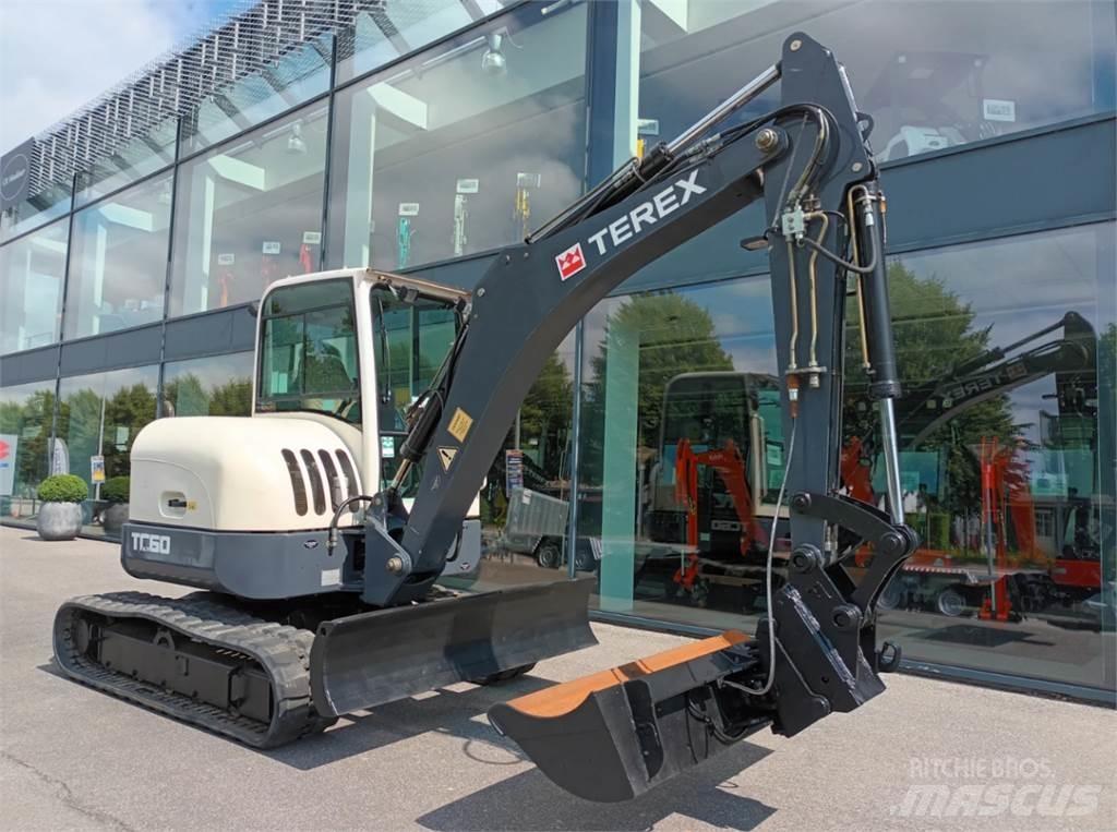 Terex tc60 Mini ekskavatörler, 7 tona dek