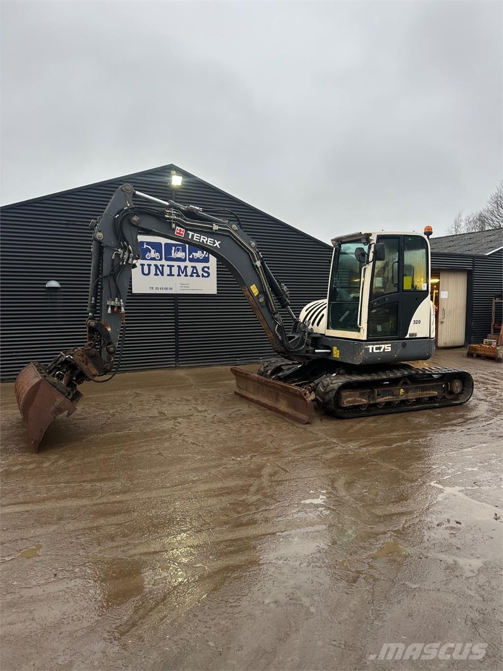 Terex TC75 Paletli ekskavatörler