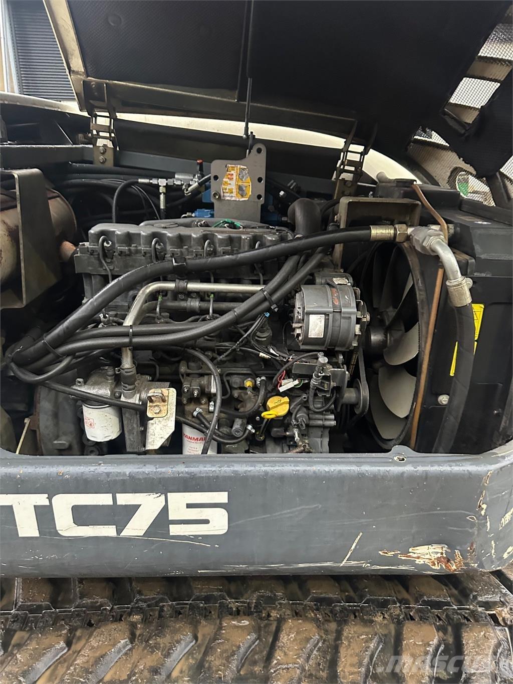 Terex TC75 Paletli ekskavatörler