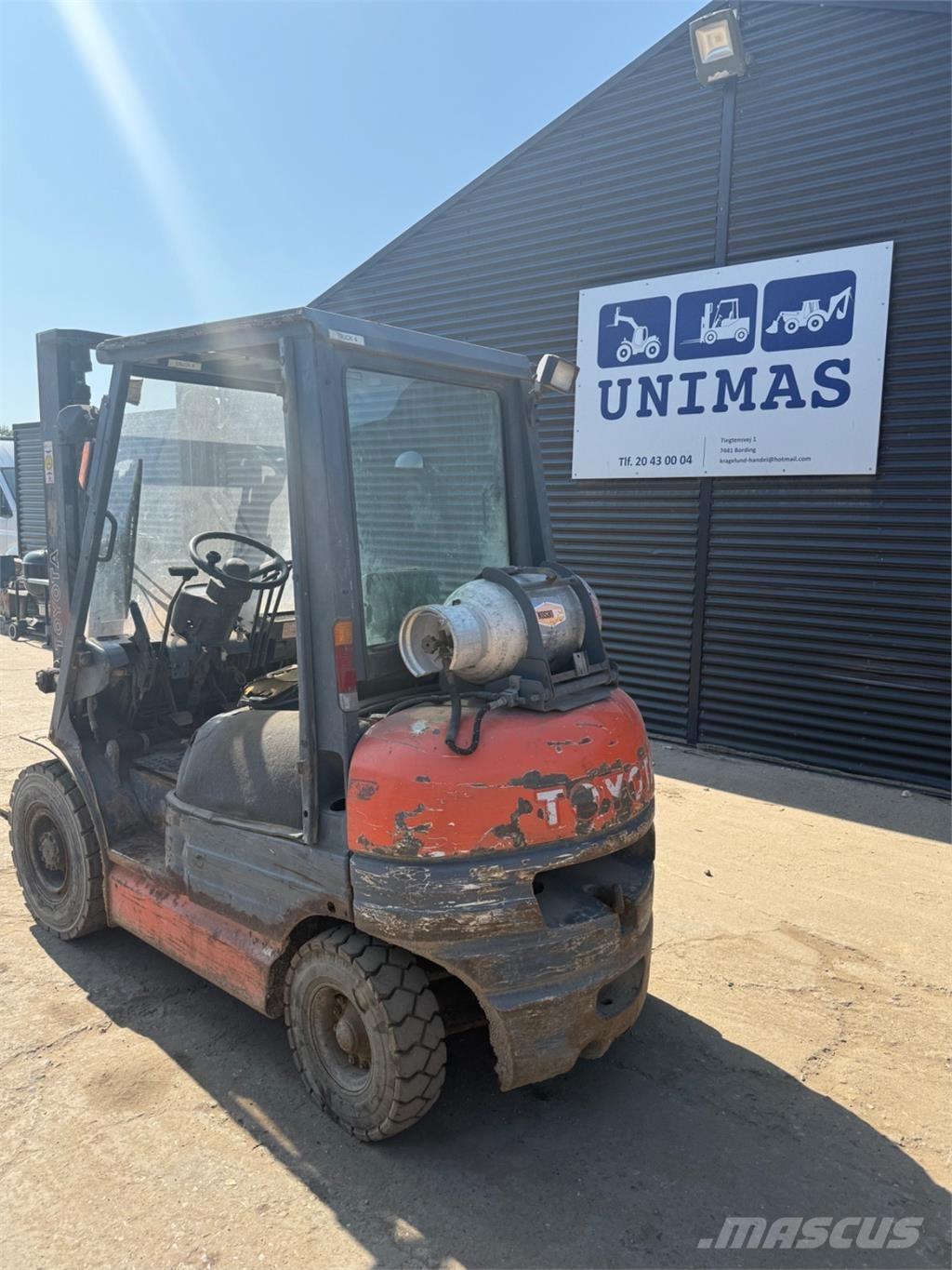 Toyota FG25 LPG'li forkliftler