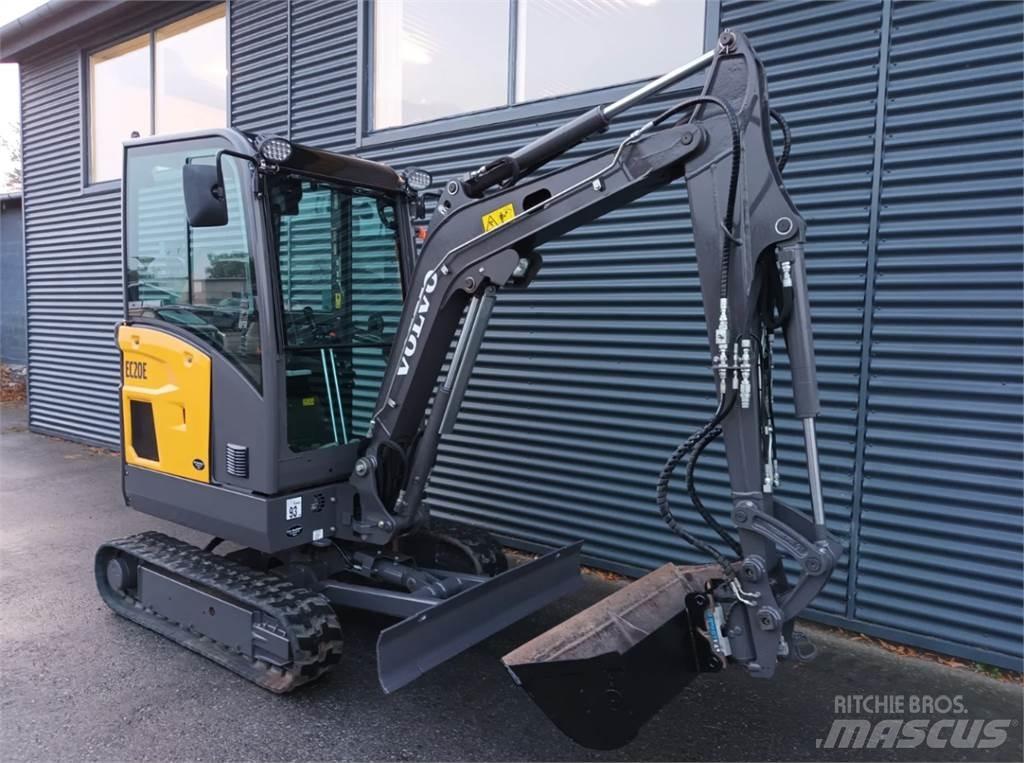 Volvo ec20e Mini ekskavatörler, 7 tona dek