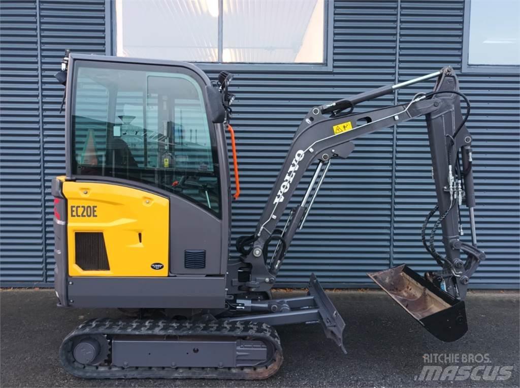 Volvo ec20e Mini ekskavatörler, 7 tona dek