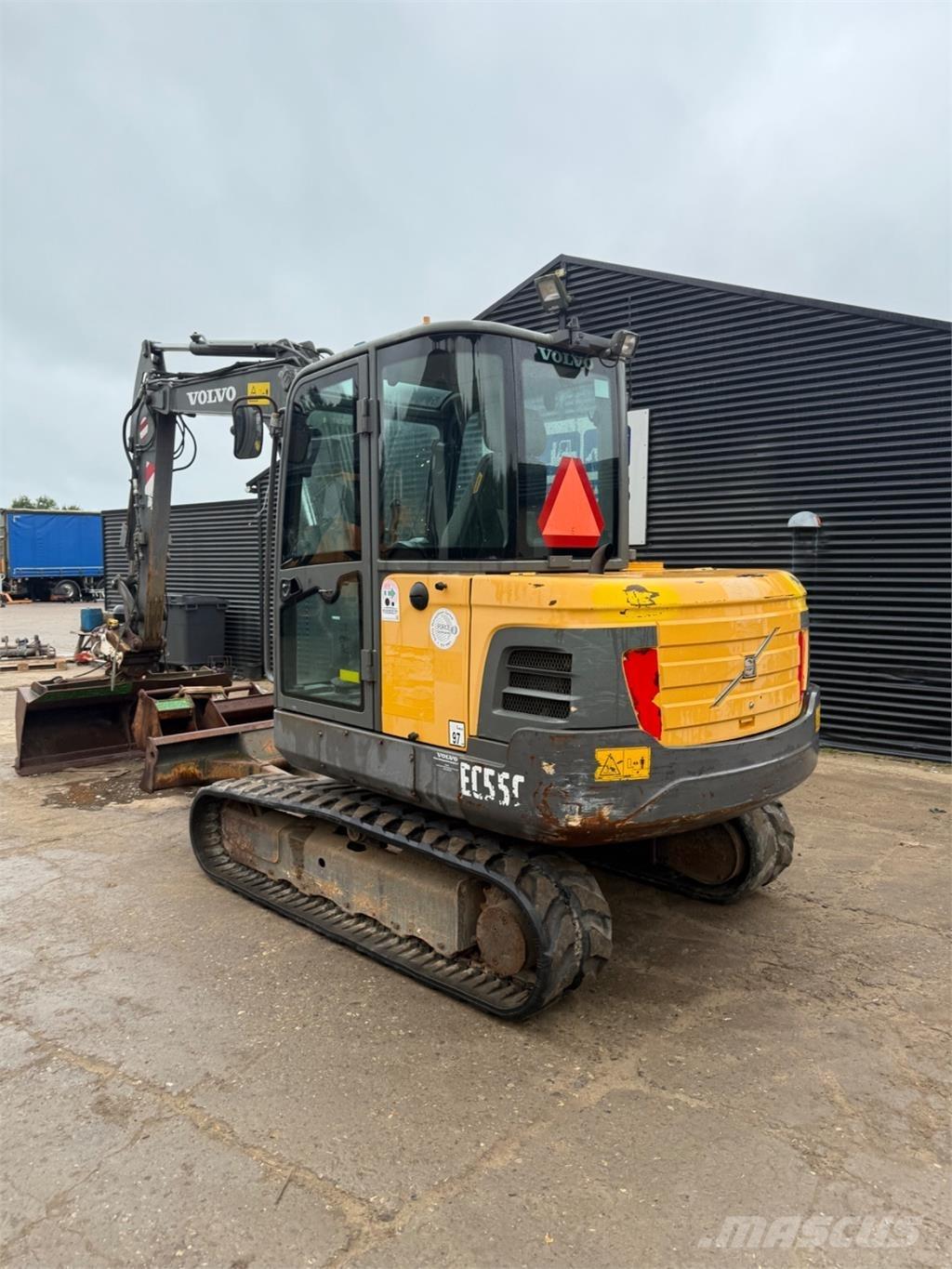 Volvo EC55C Mini ekskavatörler, 7 tona dek