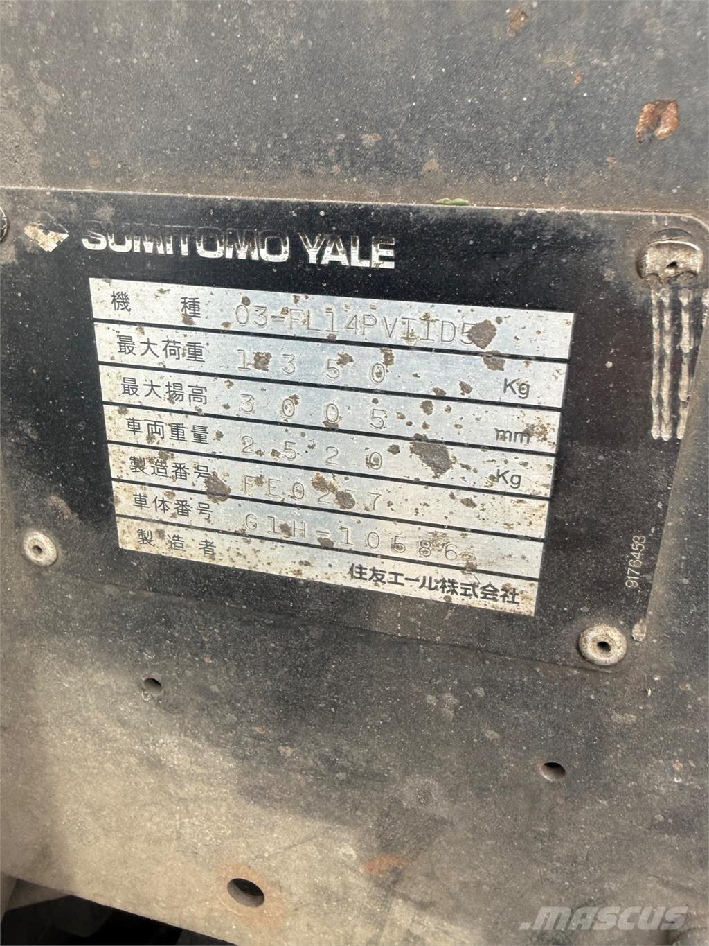 Yale FG14 LPG'li forkliftler