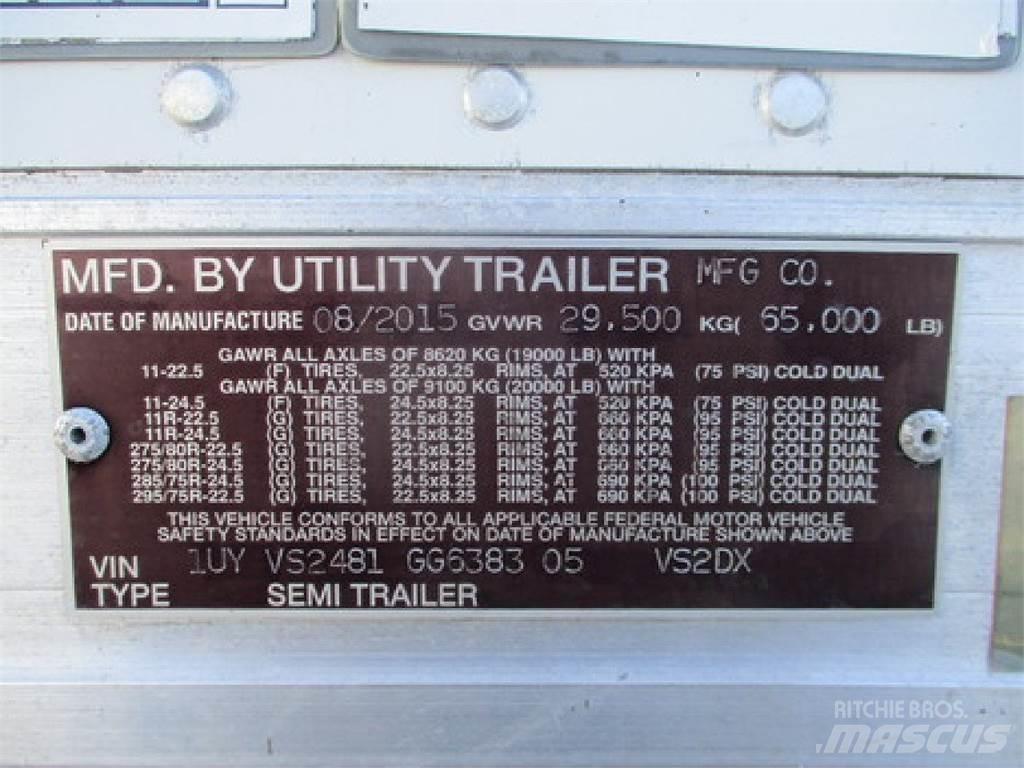 Utility VS2DX 48' Kapali kasa treylerler