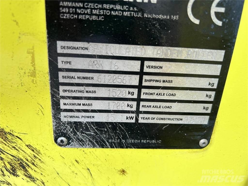 Ammann ARX16 AMMANN ARX16 Çift tamburlu silindirler