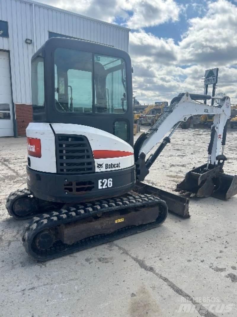 Bobcat E26 Mini ekskavatörler, 7 tona dek