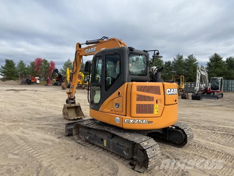 CASE CX75CSR Mini ekskavatörler, 7 tona dek