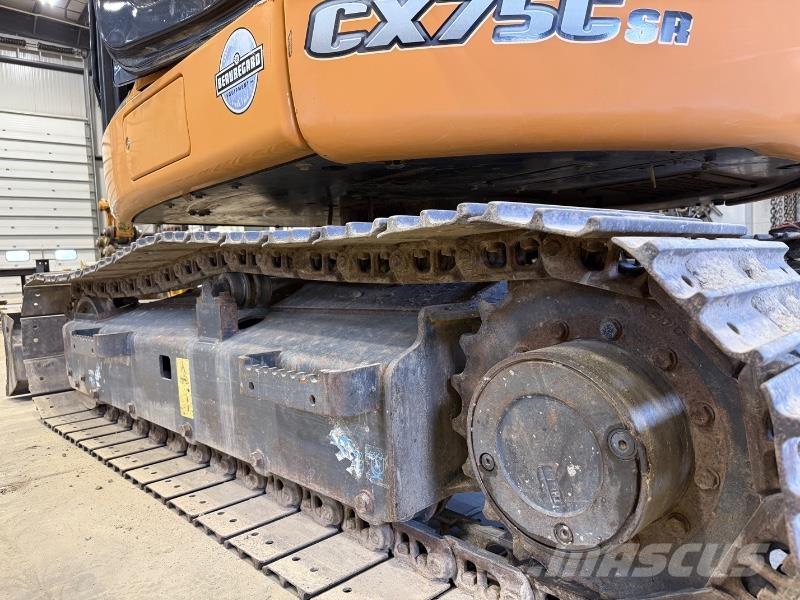 CASE CX75CSR Mini ekskavatörler, 7 tona dek