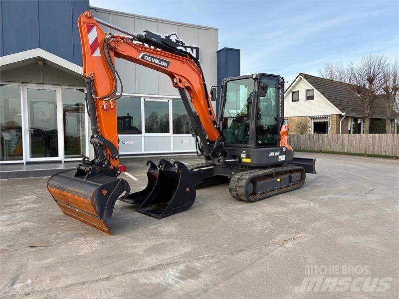 Develon DX63-7 Midi ekskavatörler 7 - 12 t