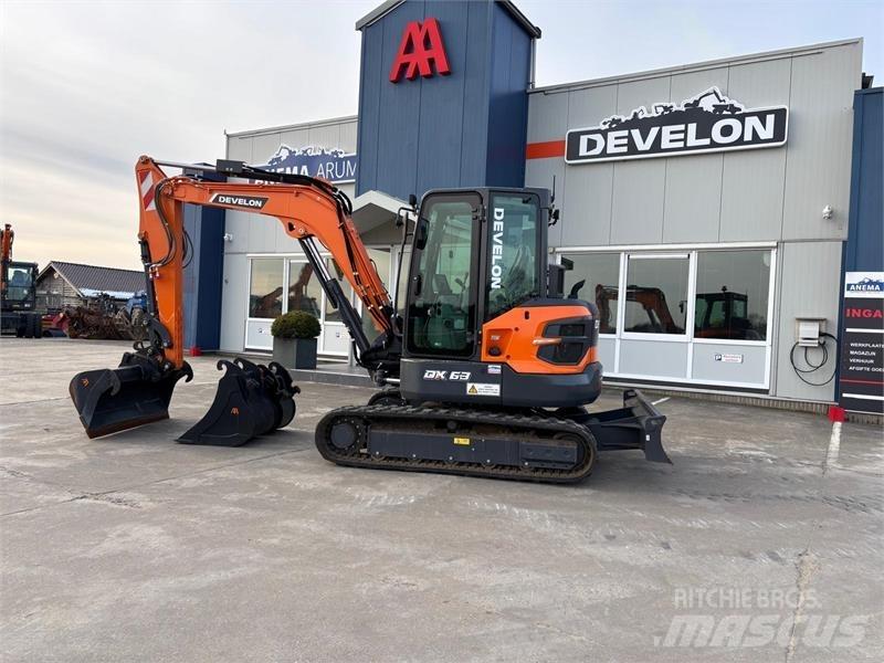 Develon DX63-7 Midi ekskavatörler 7 - 12 t