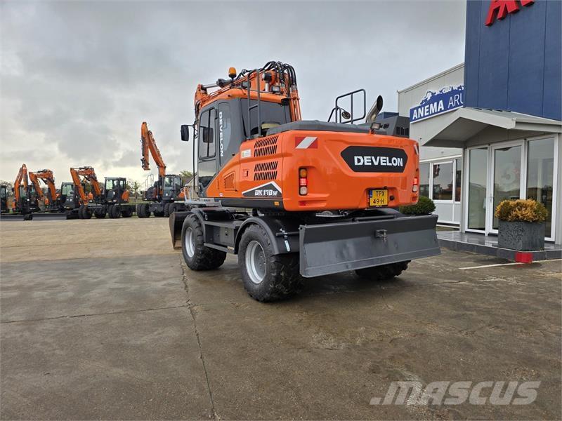 Doosan DX170W-5 Lastik tekerli ekskavatörler