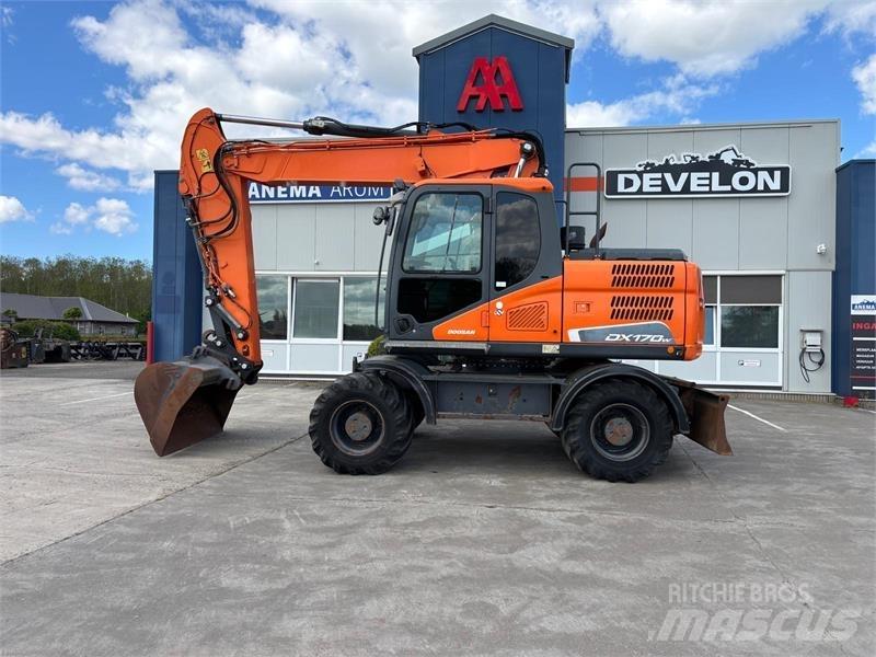 Doosan DX170W-5 Lastik tekerli ekskavatörler