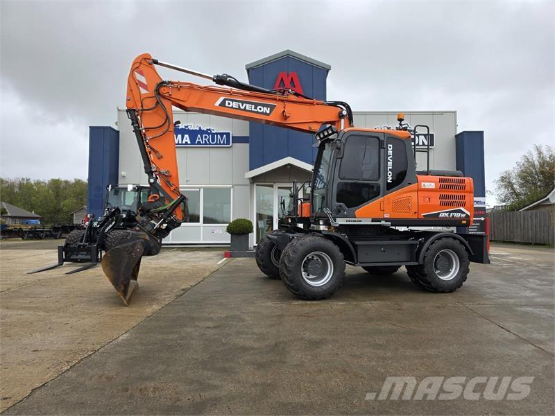 Doosan DX170W-5 Lastik tekerli ekskavatörler