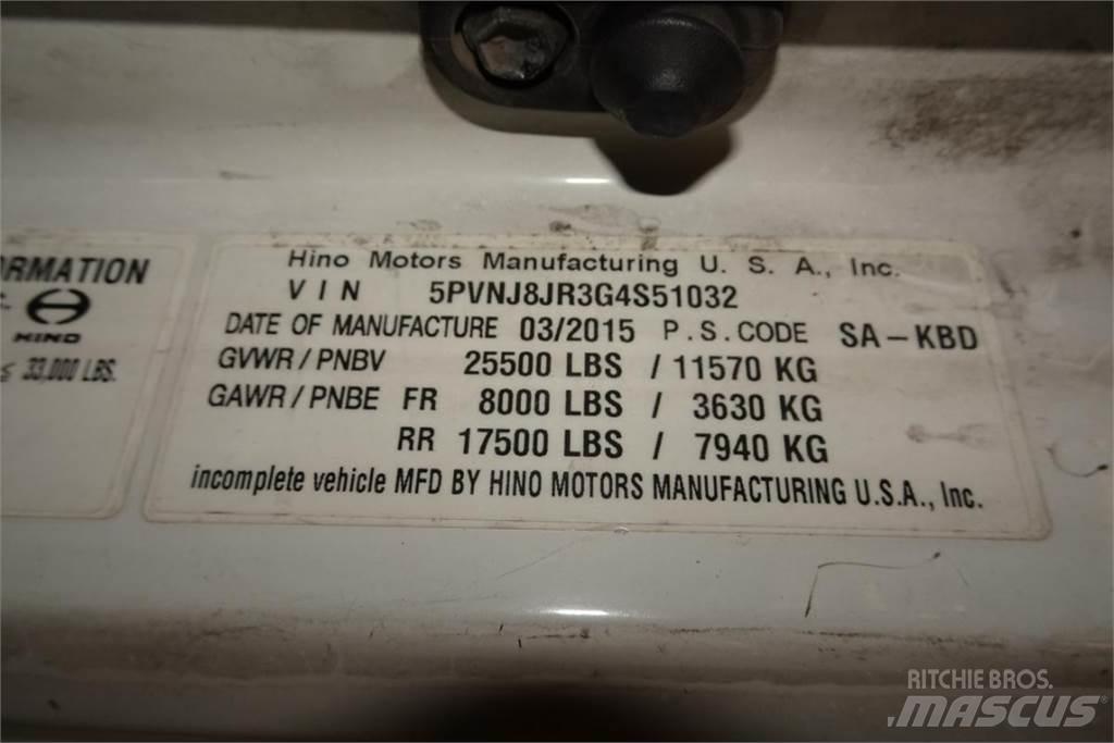 Hino 258 Kapali kasa kamyonlar