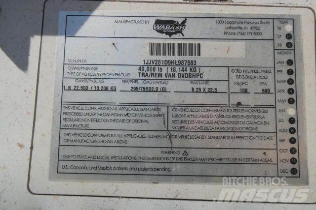 Wabash DVDBHPC Kapali kasa treylerler