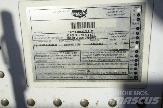 Wabash DVDBHPC Kapali kasa treylerler