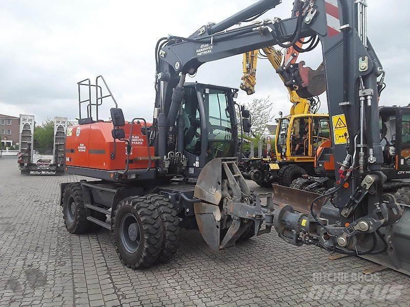 Atlas 140W Lastik tekerli ekskavatörler