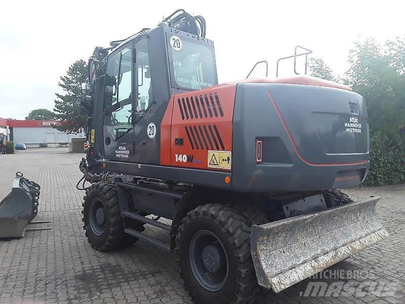 Atlas 140W Lastik tekerli ekskavatörler