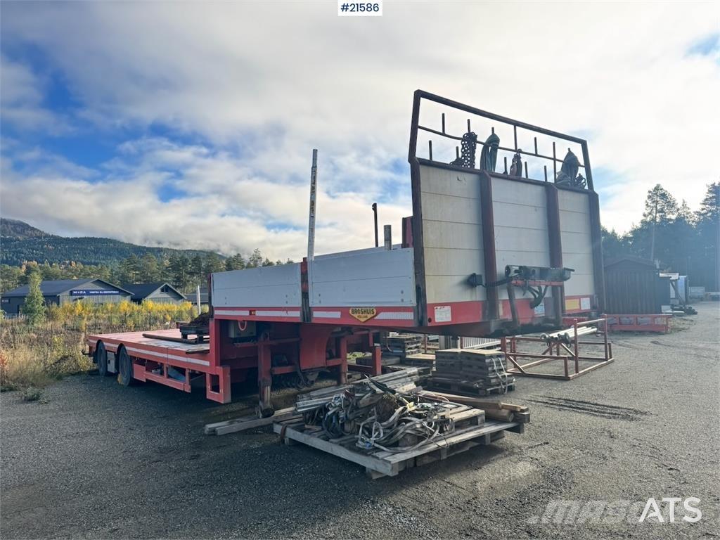 Broshuis crane semi. Diger yari çekiciler