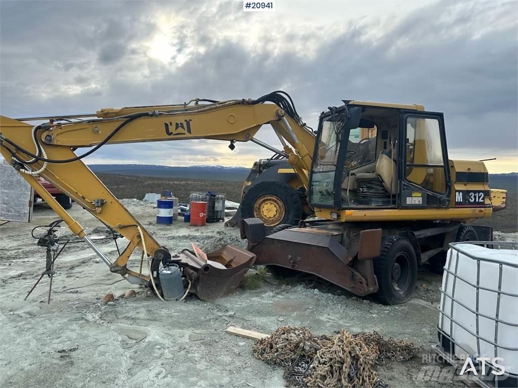 CAT 312 Lastik tekerli ekskavatörler