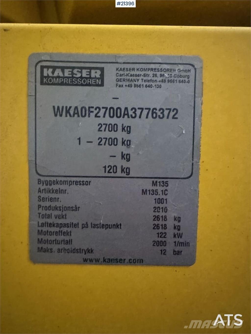 Kaeser M135 Kompresörler