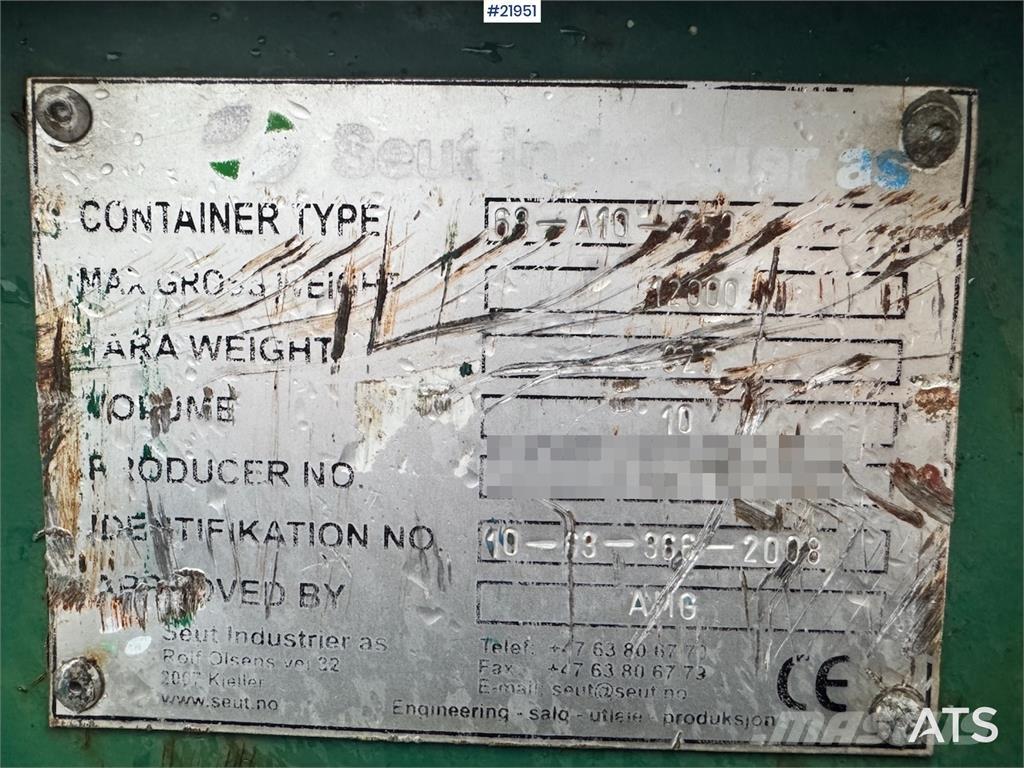  Liftcontainer 10m3 Özel amaçlı konteynerler