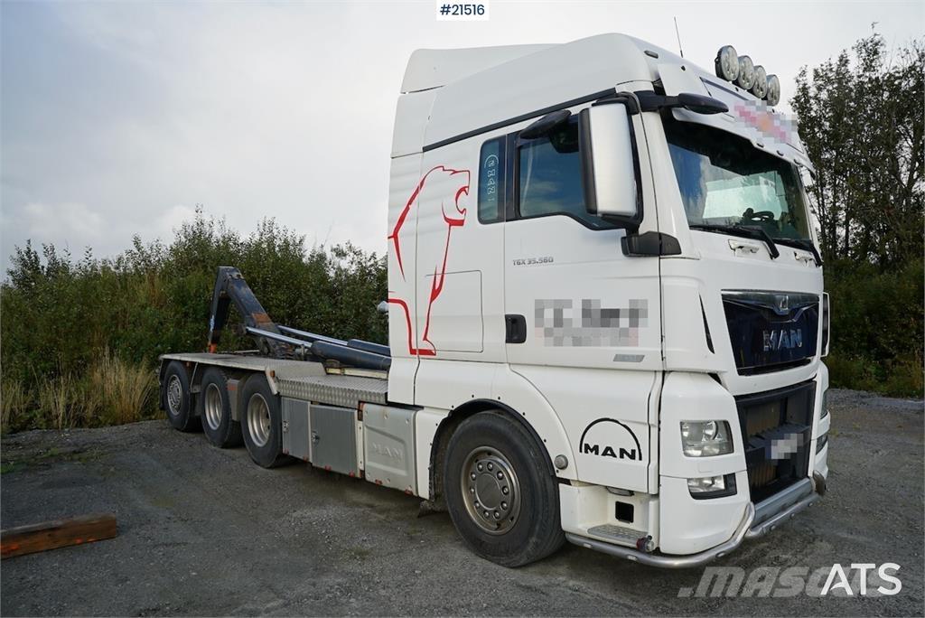 MAN TGX 35.560 Vinçli kamyonlar