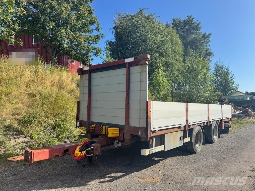Renders trailer. Flatbed römorklar