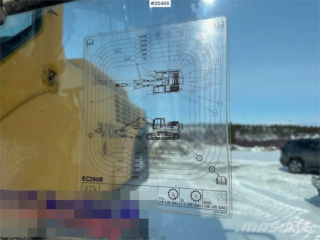 Volvo EC290 BLC Paletli ekskavatörler