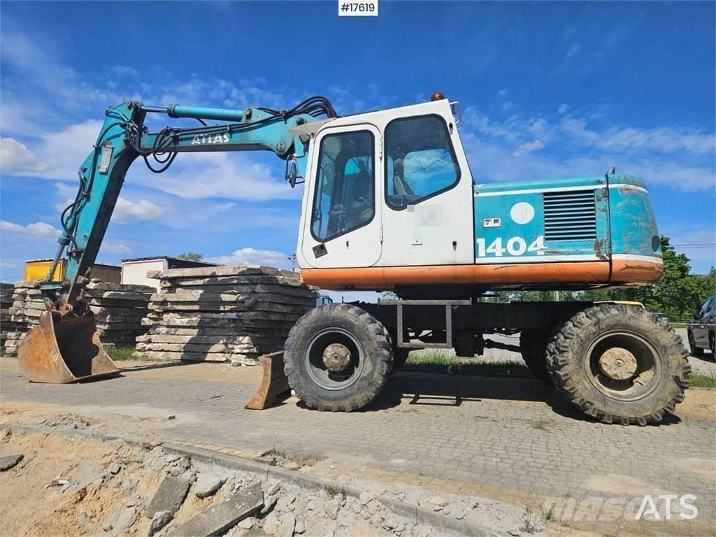 Atlas 1404 Lastik tekerli ekskavatörler