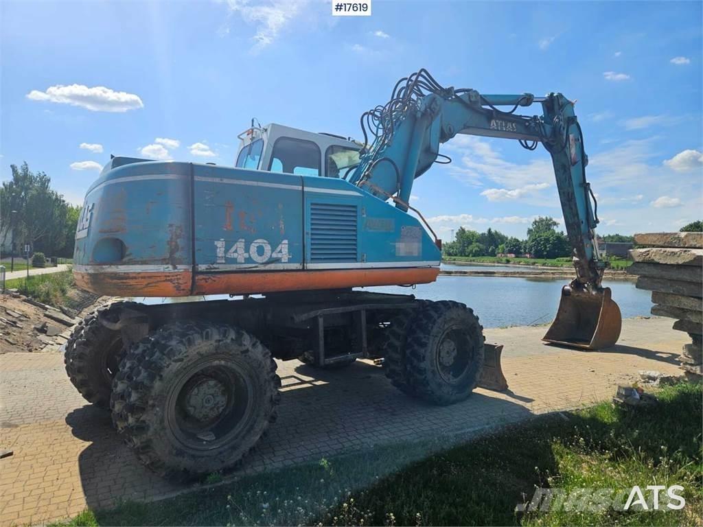 Atlas 1404 Lastik tekerli ekskavatörler