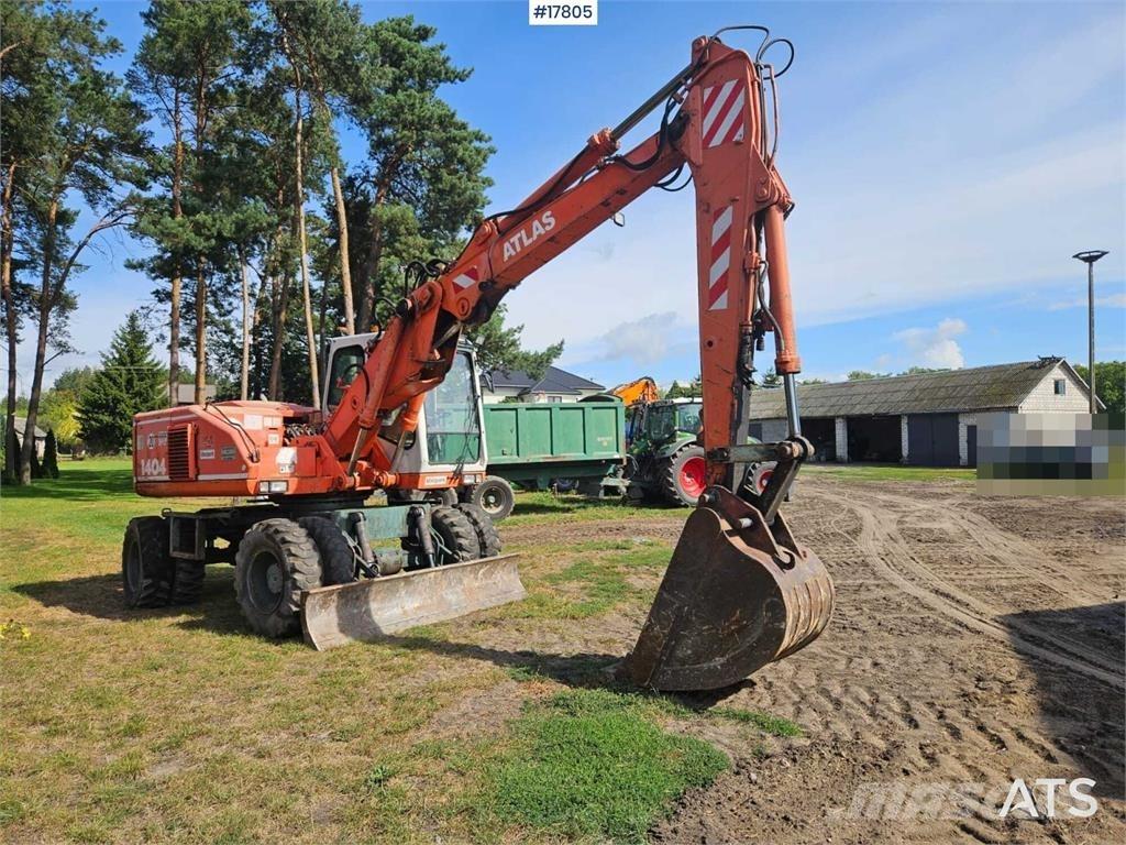 Atlas 1404 Lastik tekerli ekskavatörler