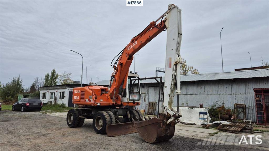 Atlas 1404 Lastik tekerli ekskavatörler