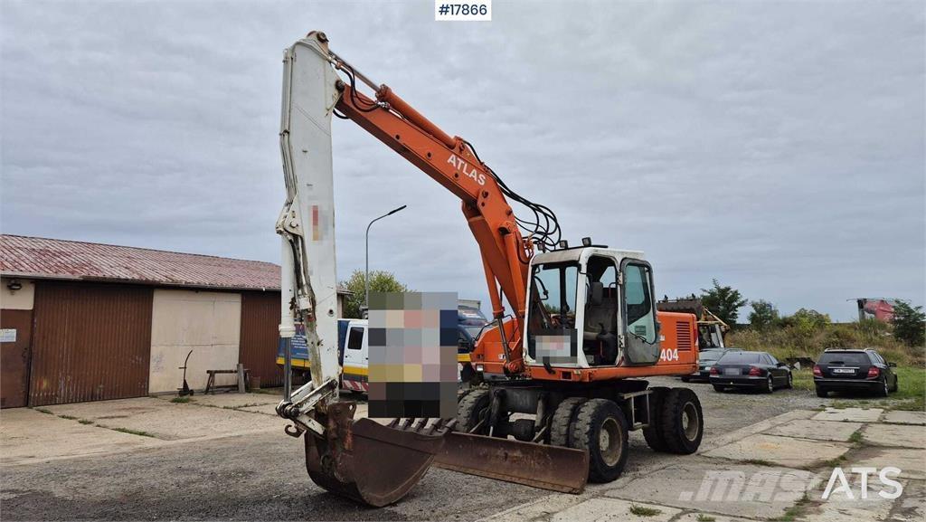 Atlas 1404 Lastik tekerli ekskavatörler