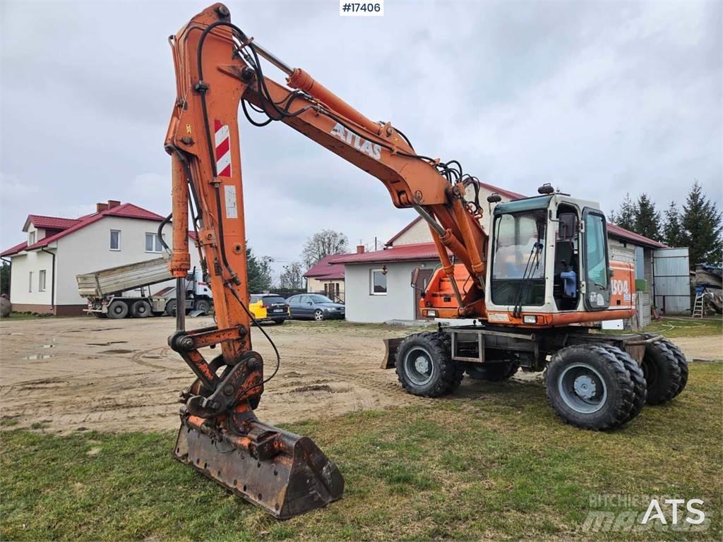 Atlas 1504 Lastik tekerli ekskavatörler