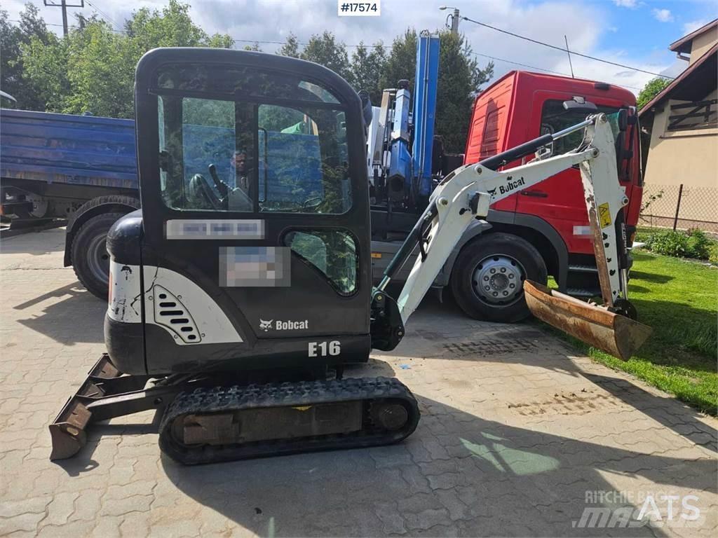 Bobcat E16 Mini ekskavatörler, 7 tona dek